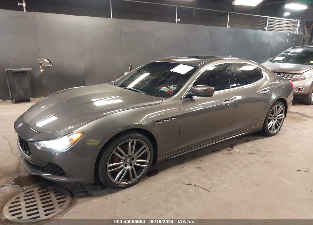 2014 MASERATI GHIBLI S Q4 VIN: ZAM57RTA9E1106809