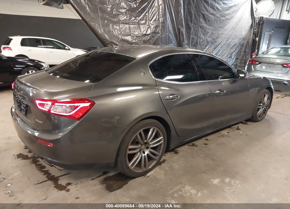 2014 MASERATI GHIBLI S Q4 VIN: ZAM57RTA9E1106809