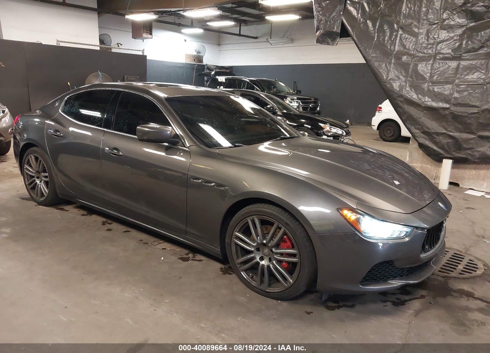 2014 MASERATI GHIBLI S Q4 VIN: ZAM57RTA9E1106809