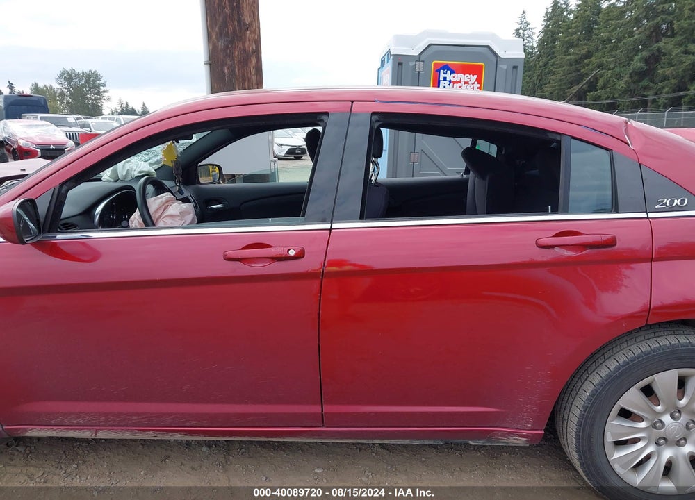 2012 CHRYSLER 200 LX VIN: 1C3CCBAB2CN319802