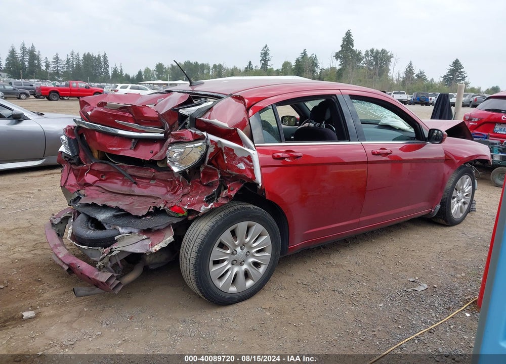 2012 CHRYSLER 200 LX VIN: 1C3CCBAB2CN319802