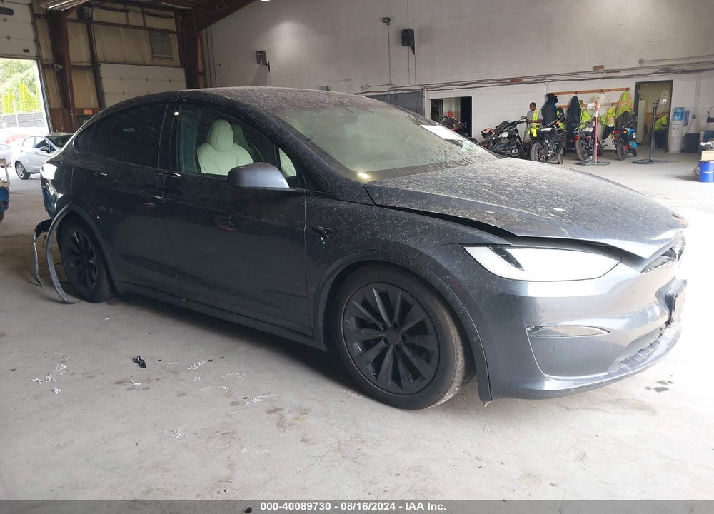 2022 TESLA MODEL X PLAID TRI MOTOR ALL-WHEEL DRIVE VIN: 7SAXCBE62NF346335