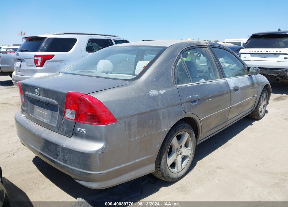 2004 HONDA CIVIC EX VIN: 2HGES26784H528307
