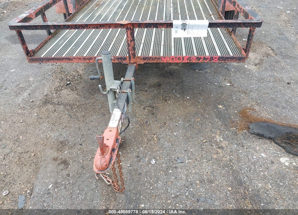 2013 CARRY ON 5X8 UTILITY TRAILER VIN: 4YMUL0811DG047862