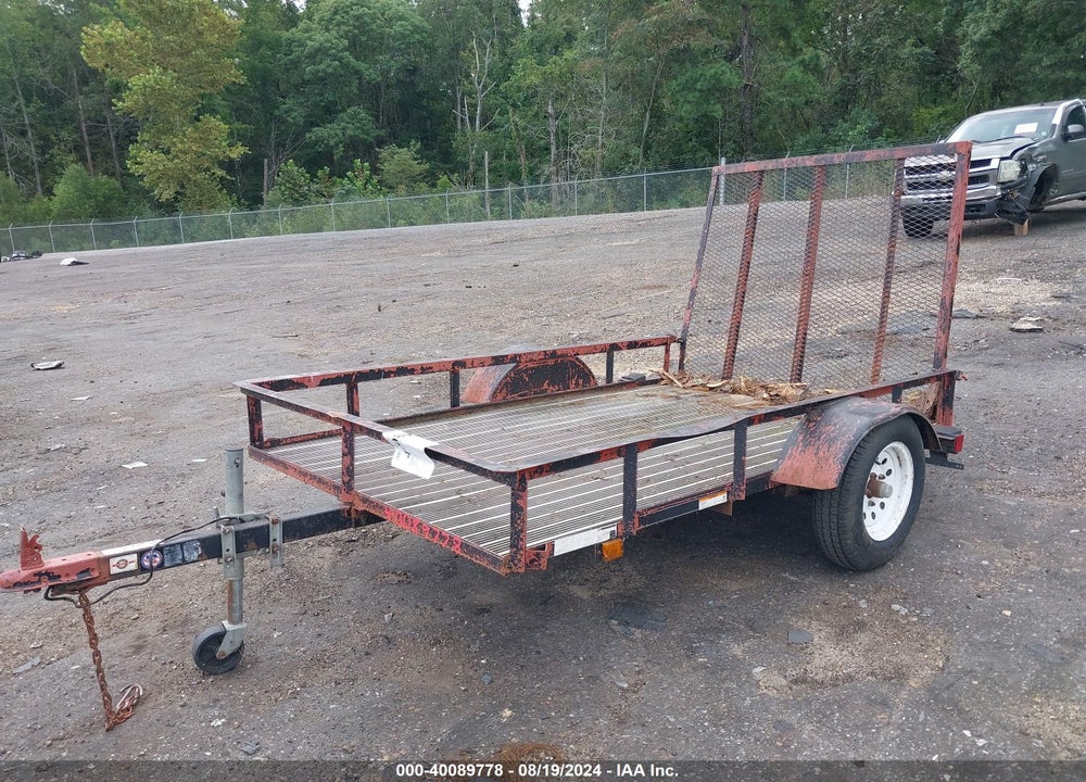 2013 CARRY ON 5X8 UTILITY TRAILER VIN: 4YMUL0811DG047862