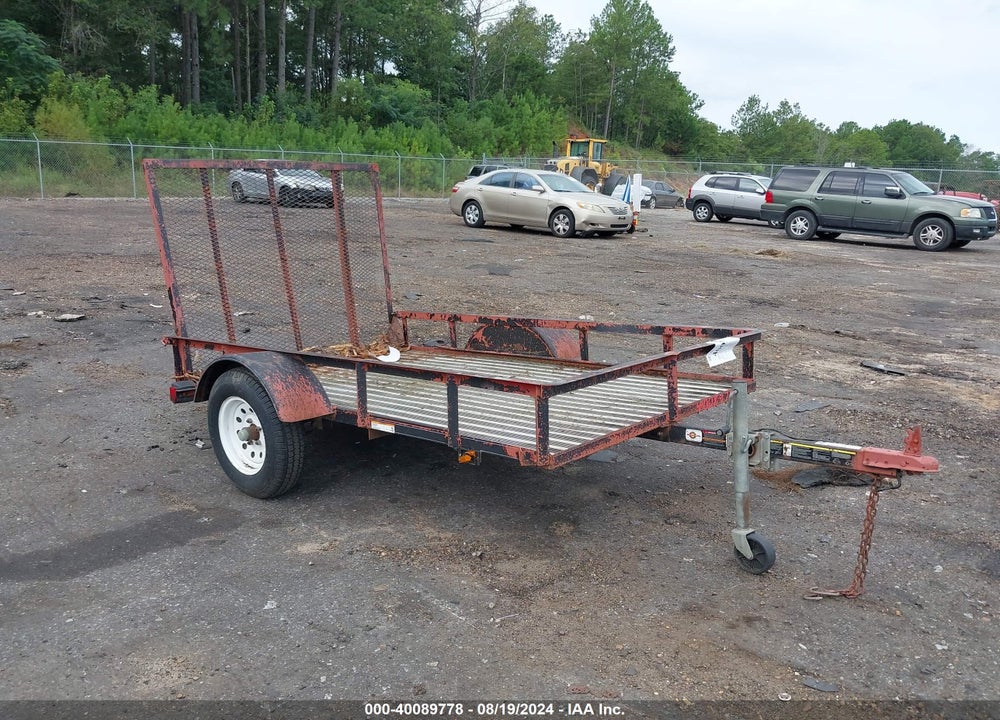 2013 CARRY ON 5X8 UTILITY TRAILER VIN: 4YMUL0811DG047862