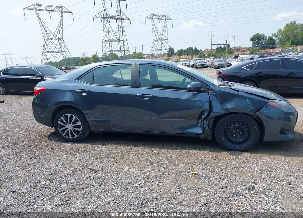 2019 TOYOTA COROLLA LE VIN: 2T1BURHE3KC196753
