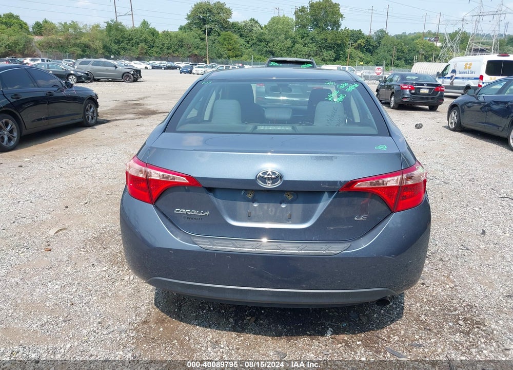 2019 TOYOTA COROLLA LE VIN: 2T1BURHE3KC196753