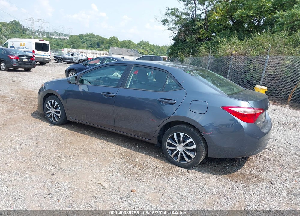 2019 TOYOTA COROLLA LE VIN: 2T1BURHE3KC196753