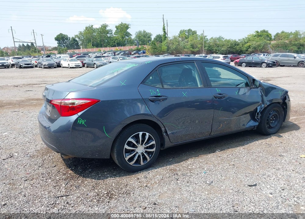2019 TOYOTA COROLLA LE VIN: 2T1BURHE3KC196753