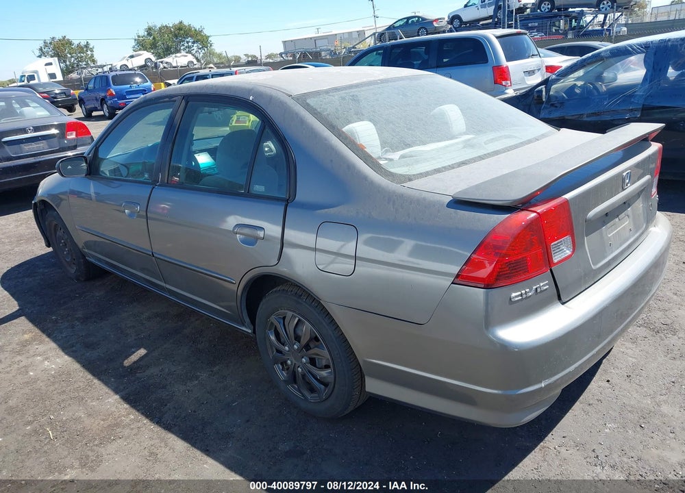 2004 HONDA CIVIC LX VIN: 2HGES16514H609366