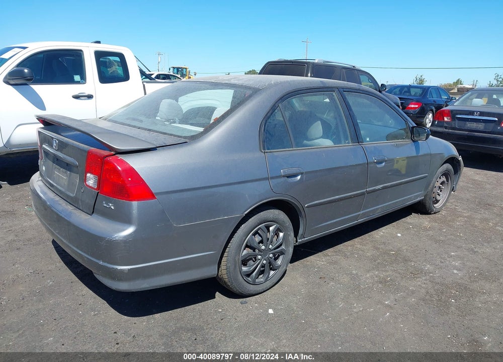 2004 HONDA CIVIC LX VIN: 2HGES16514H609366