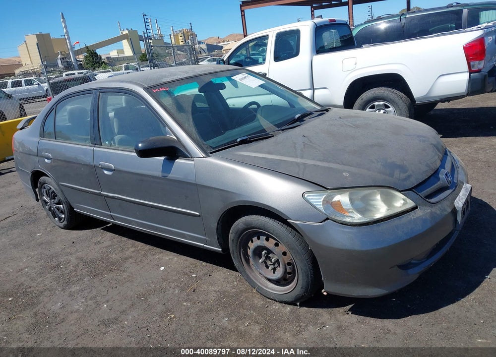 2004 HONDA CIVIC LX VIN: 2HGES16514H609366
