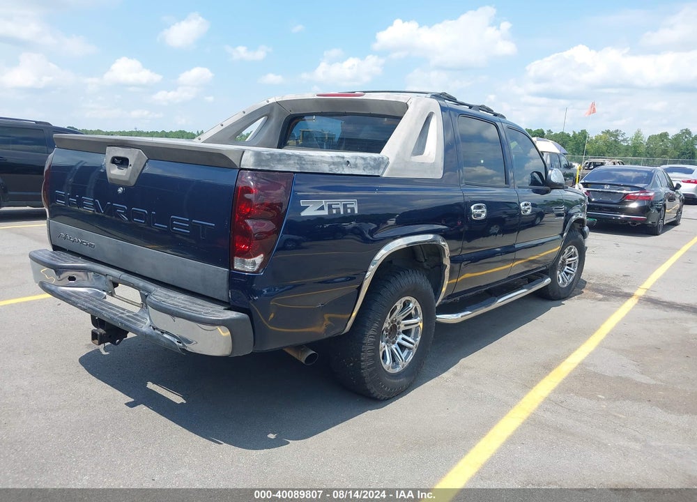 2006 CHEVROLET AVALANCHE 1500 LS VIN: 3GNEC12Z16G105981
