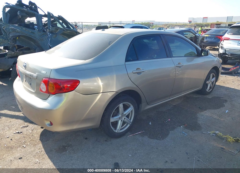 2009 TOYOTA COROLLA XLE VIN: 1NXBU40EX9Z107705