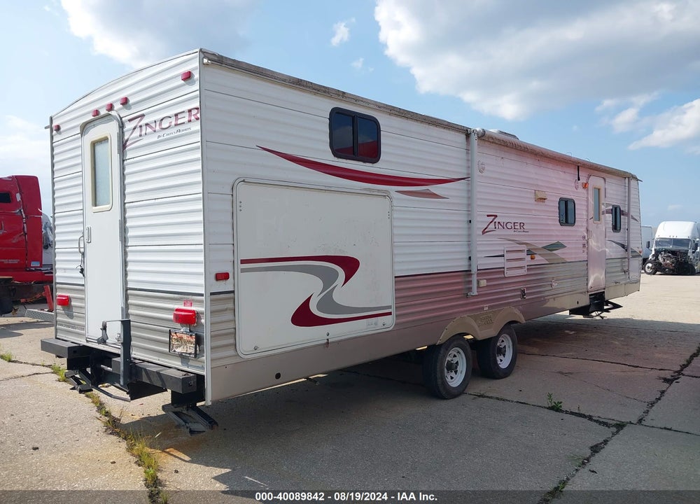 2011 CROSSROADS ZINGER TRAVEL TRAILER VIN: 4V0TC3120BA012948