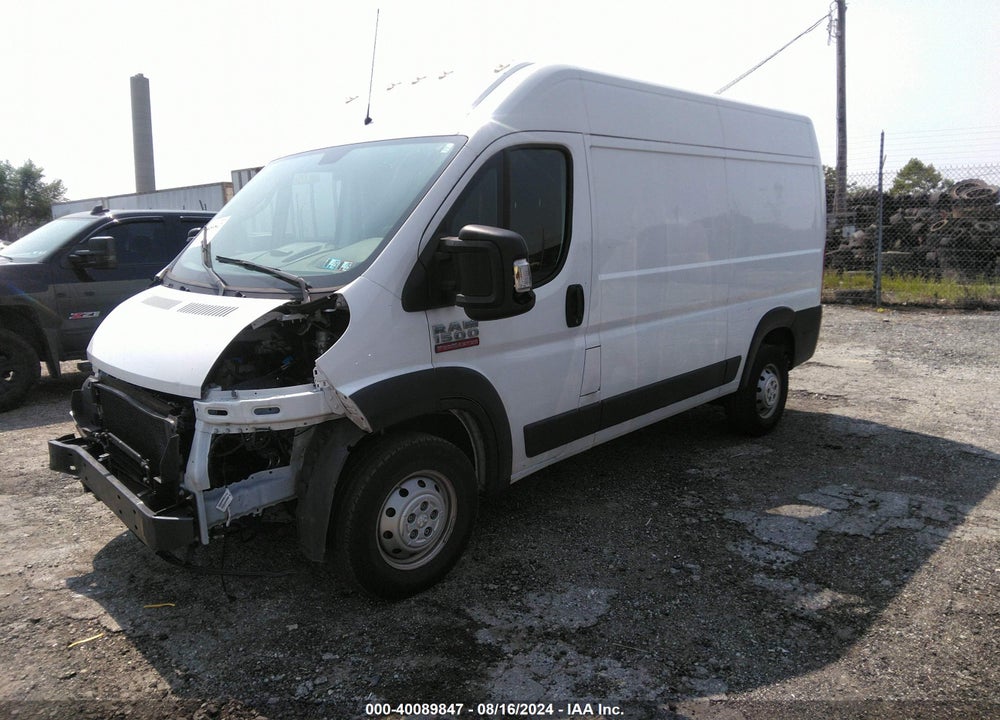 2021 RAM PROMASTER 1500 HIGH ROOF 136 WB VIN: 3C6LRVBG4ME578021