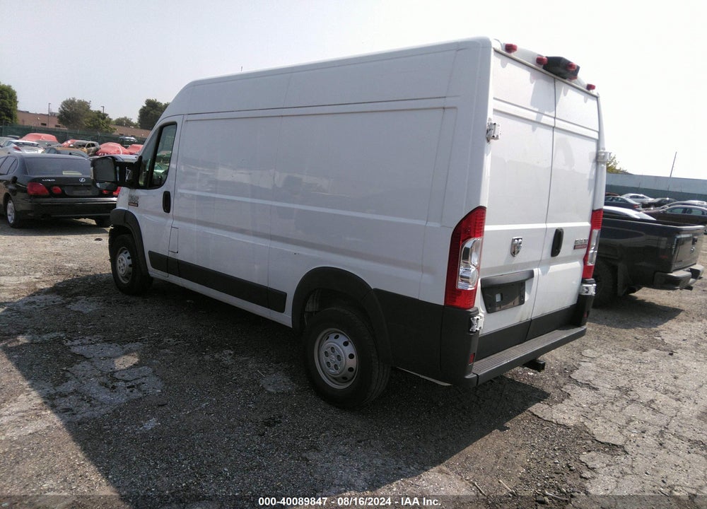 2021 RAM PROMASTER 1500 HIGH ROOF 136 WB VIN: 3C6LRVBG4ME578021