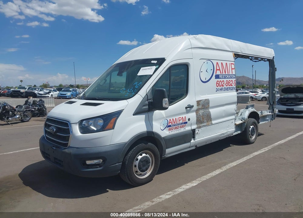 2020 FORD TRANSIT-350 CARGO VAN VIN: 1FTBW3XG9LKA19165