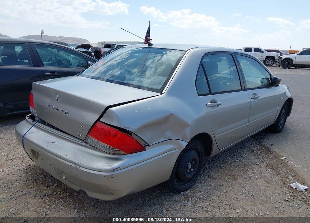 2003 MITSUBISHI LANCER ES VIN: JA3AJ26E43U019159