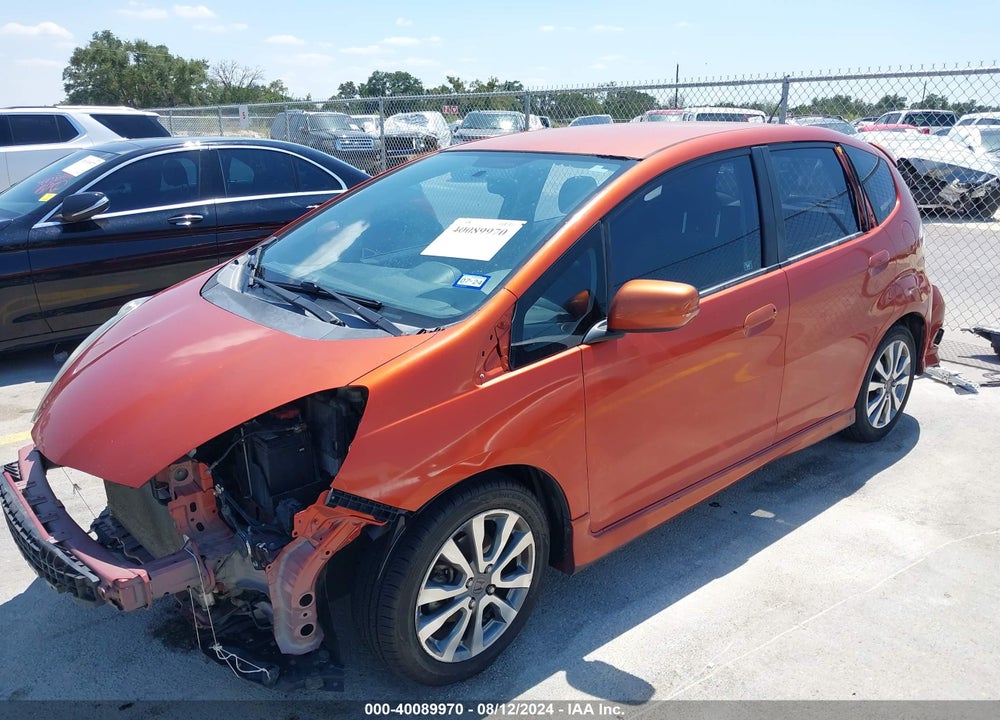2012 HONDA FIT SPORT VIN: JHMGE8H55CC012953
