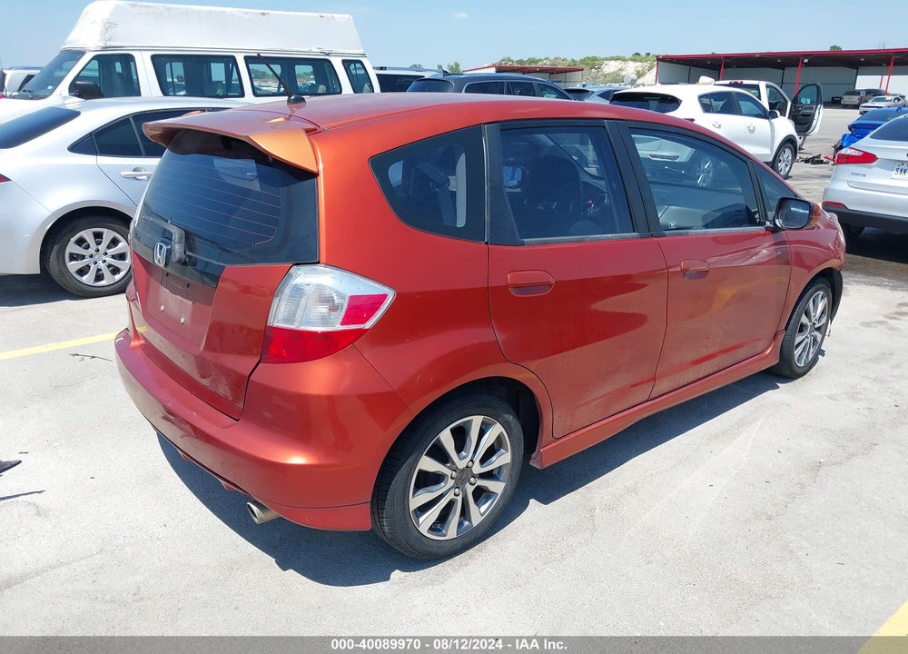 2012 HONDA FIT SPORT VIN: JHMGE8H55CC012953