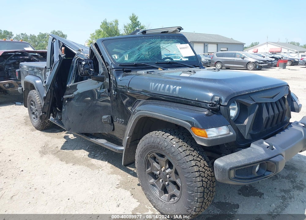 2021 JEEP GLADIATOR WILLYS 4X4 VIN: 1C6HJTAG3ML571782