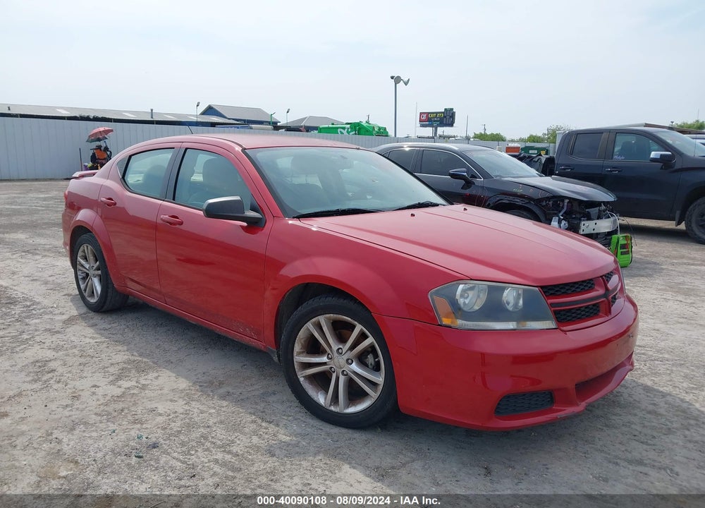 2014 DODGE AVENGER VIN: 1C3CDZABXEN189292