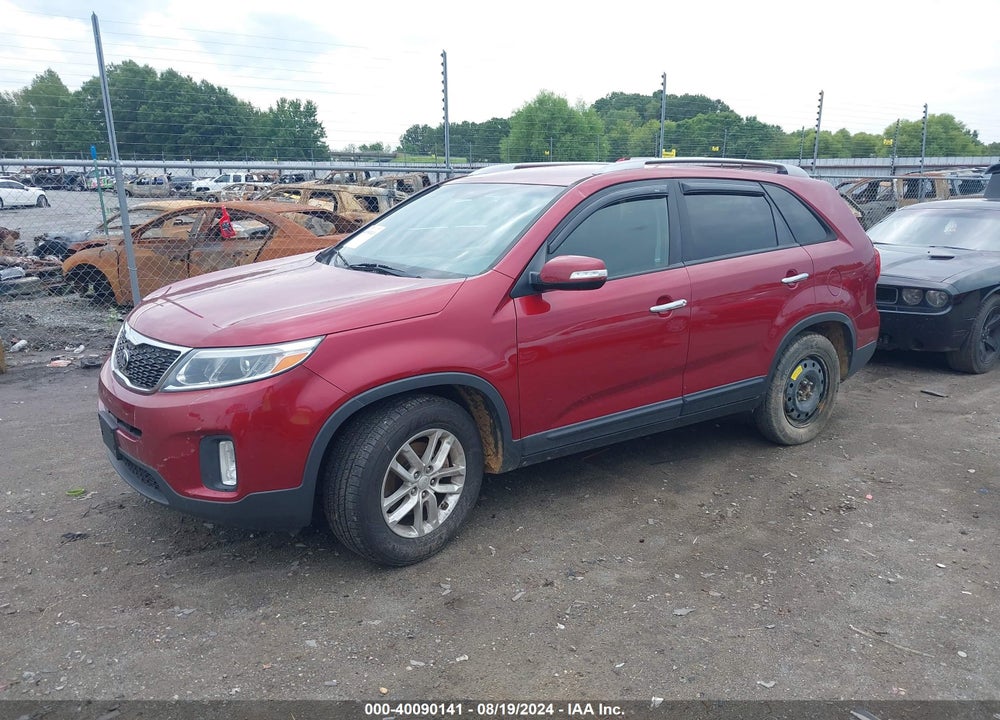 2015 KIA SORENTO LX VIN: 5XYKT4A6XFG593962