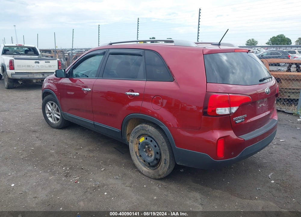 2015 KIA SORENTO LX VIN: 5XYKT4A6XFG593962
