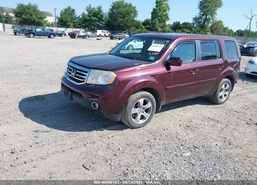 2014 HONDA PILOT EX VIN: 5FNYF4H48EB054493