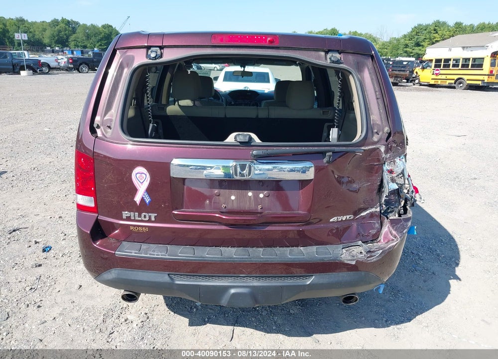 2014 HONDA PILOT EX VIN: 5FNYF4H48EB054493