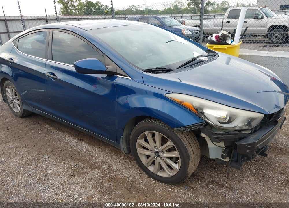 2015 HYUNDAI ELANTRA SE VIN: KMHDH4AE5FU456813