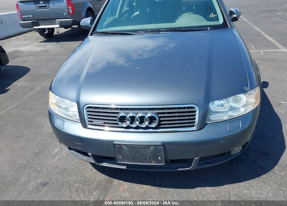 2004 AUDI A4 1.8T VIN: WAULC68E44A026542