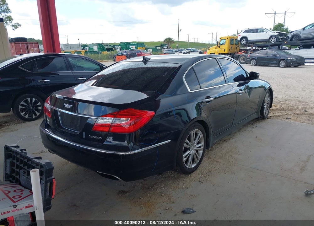 2012 HYUNDAI GENESIS 3.8 VIN: KMHGC4DD6CU154618