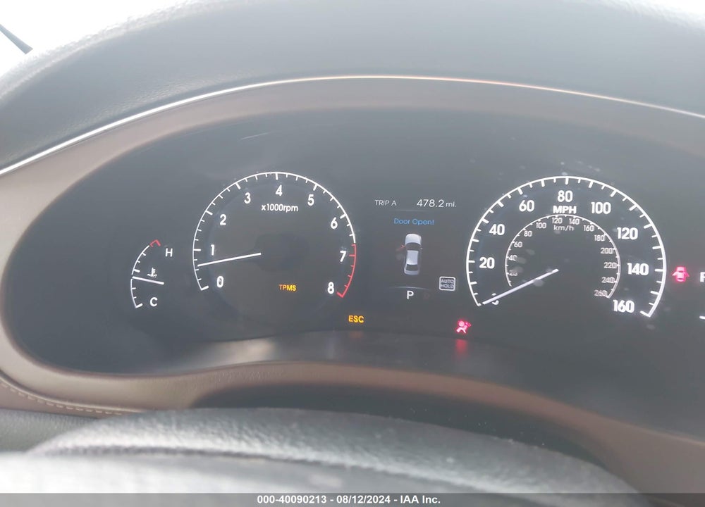 2012 HYUNDAI GENESIS 3.8 VIN: KMHGC4DD6CU154618