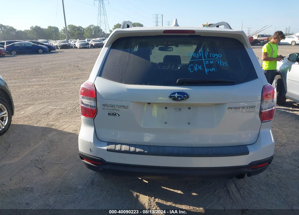 2016 SUBARU FORESTER 2.5I TOURING VIN: JF2SJAXC7GH498576