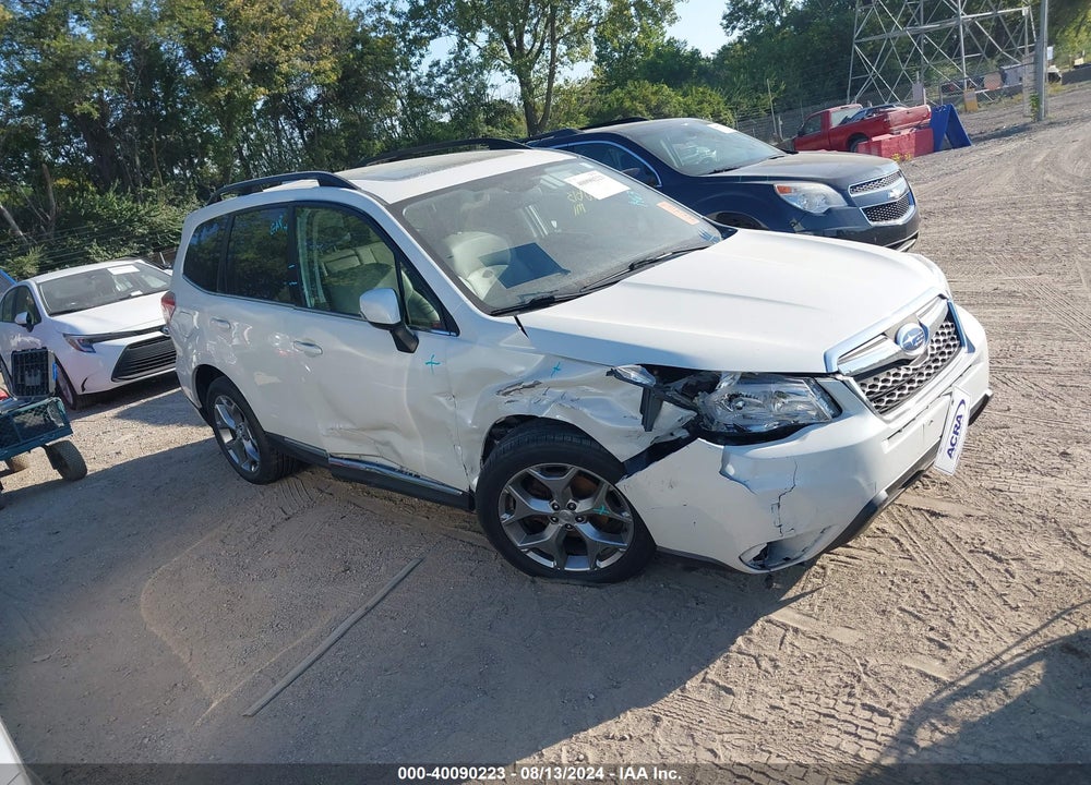 2016 SUBARU FORESTER 2.5I TOURING VIN: JF2SJAXC7GH498576