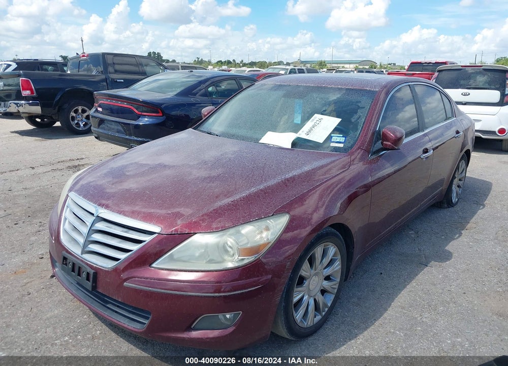 2010 HYUNDAI GENESIS 3.8 VIN: KMHGC4DEXAU099726