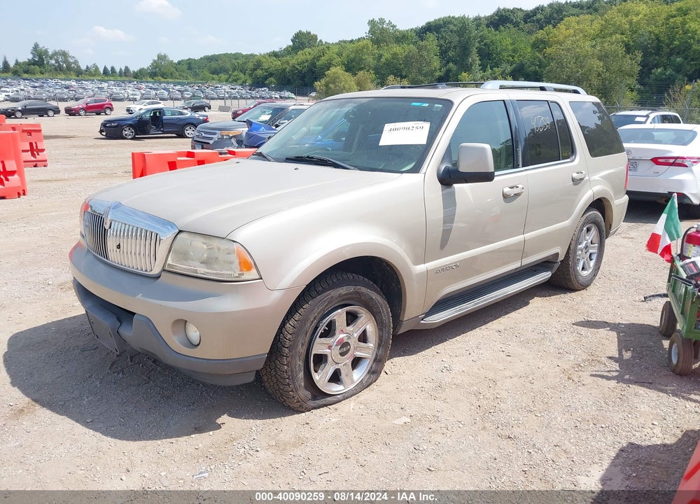 2005 LINCOLN AVIATOR VIN: 5LMEU88H55ZJ28796