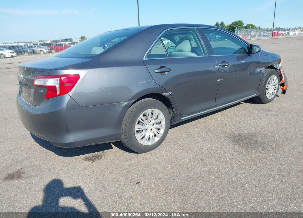 2013 TOYOTA CAMRY LE VIN: 4T1BF1FK7DU205072