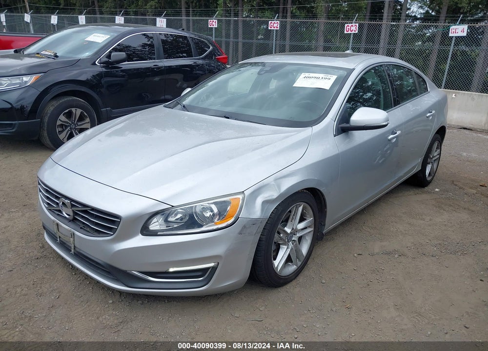 2015 VOLVO S60 T5 PREMIER VIN: YV140MFBXF1307948
