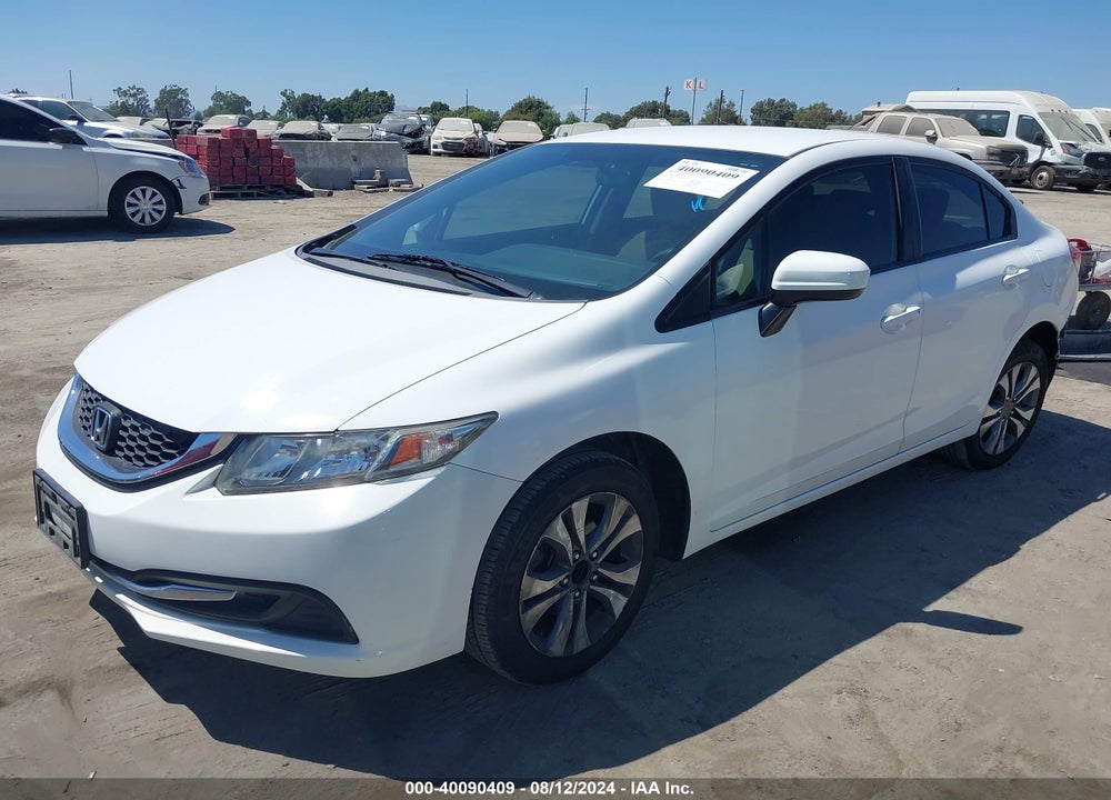 2014 HONDA CIVIC LX VIN: 19XFB2F57EE224061