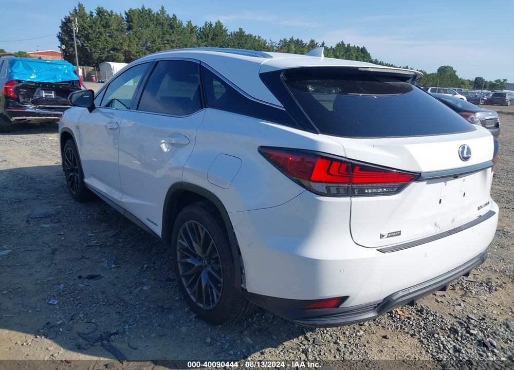 2020 LEXUS RX 450H F SPORT PERFORMANCE VIN: 2T2YGMDA7LC052255