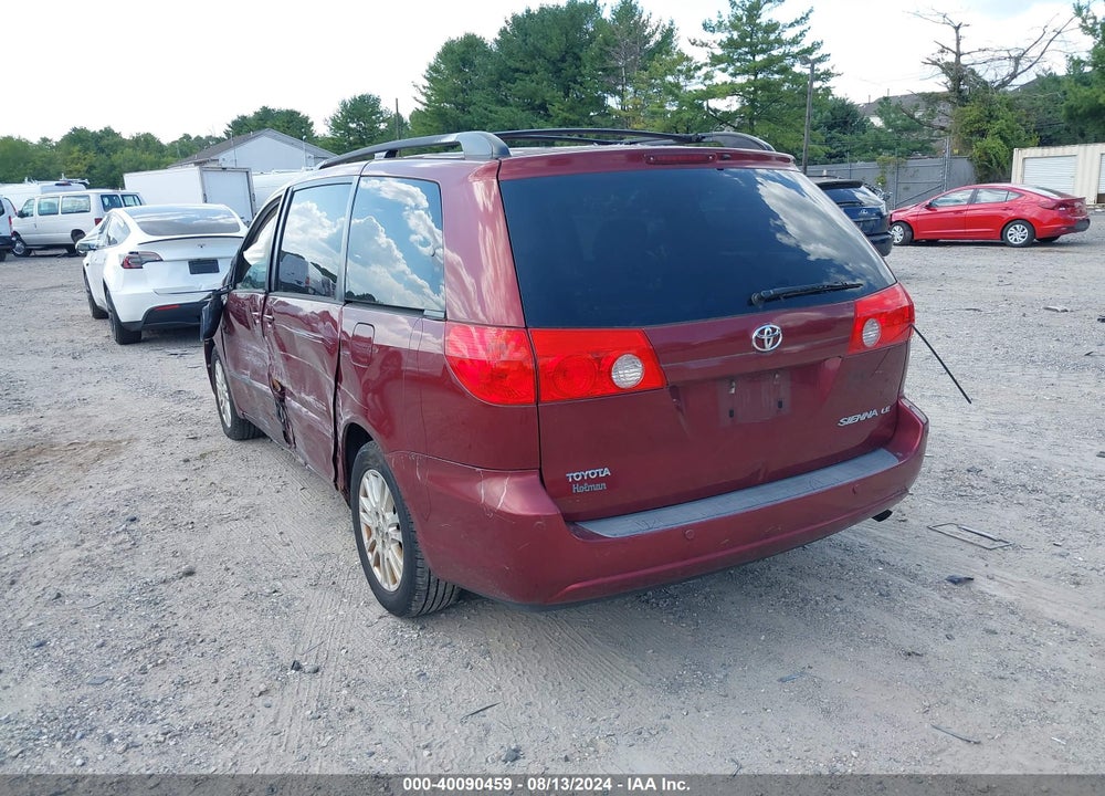 2008 TOYOTA SIENNA LE VIN: 5TDZK23C88S217736