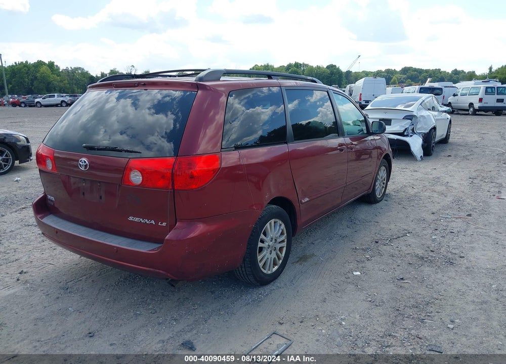 2008 TOYOTA SIENNA LE VIN: 5TDZK23C88S217736