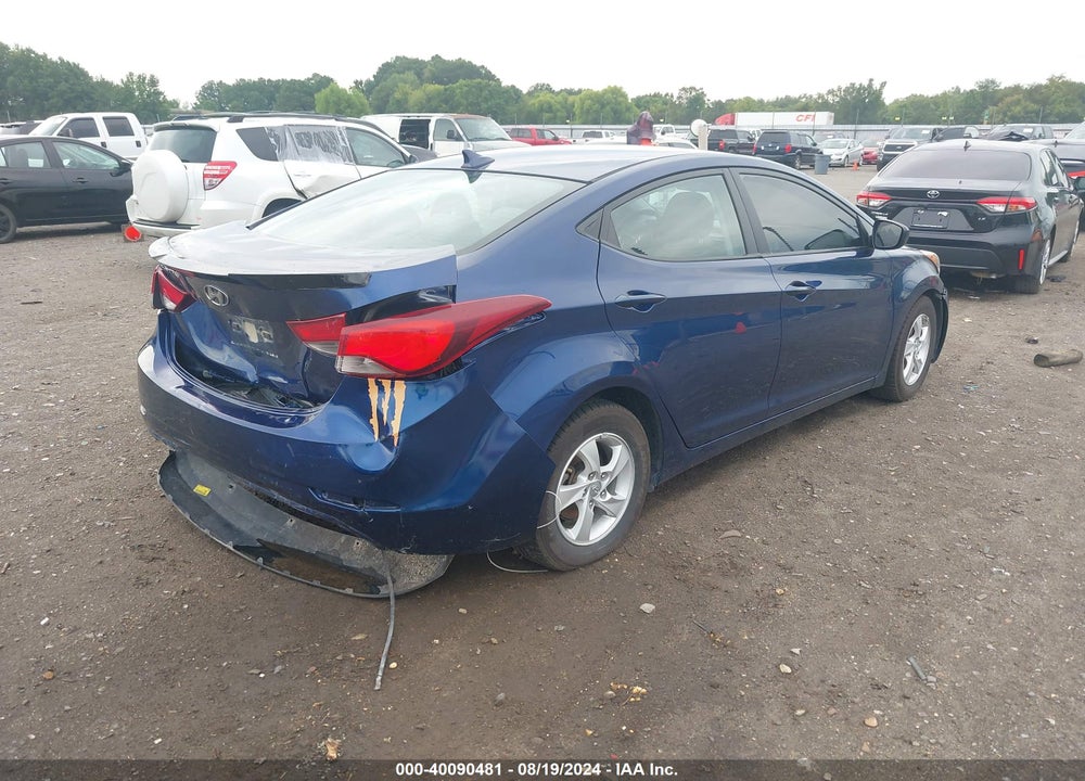 2015 HYUNDAI ELANTRA SE VIN: 5NPDH4AE8FH636530