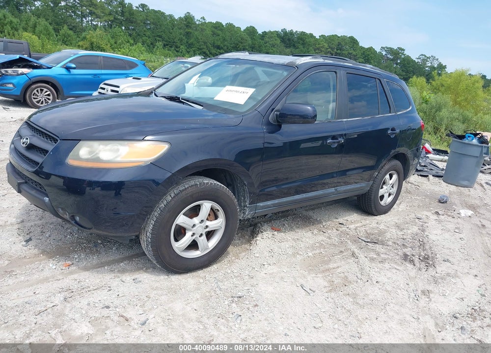 2008 HYUNDAI SANTA FE GLS VIN: 5NMSG73DX8H163620