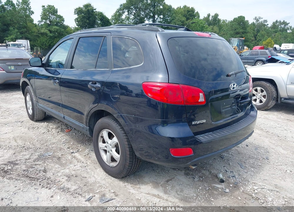 2008 HYUNDAI SANTA FE GLS VIN: 5NMSG73DX8H163620