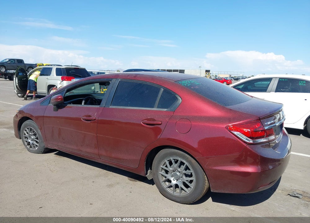 2014 HONDA CIVIC LX VIN: 19XFB2F53EE262046